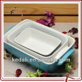 color ceramic bake dish